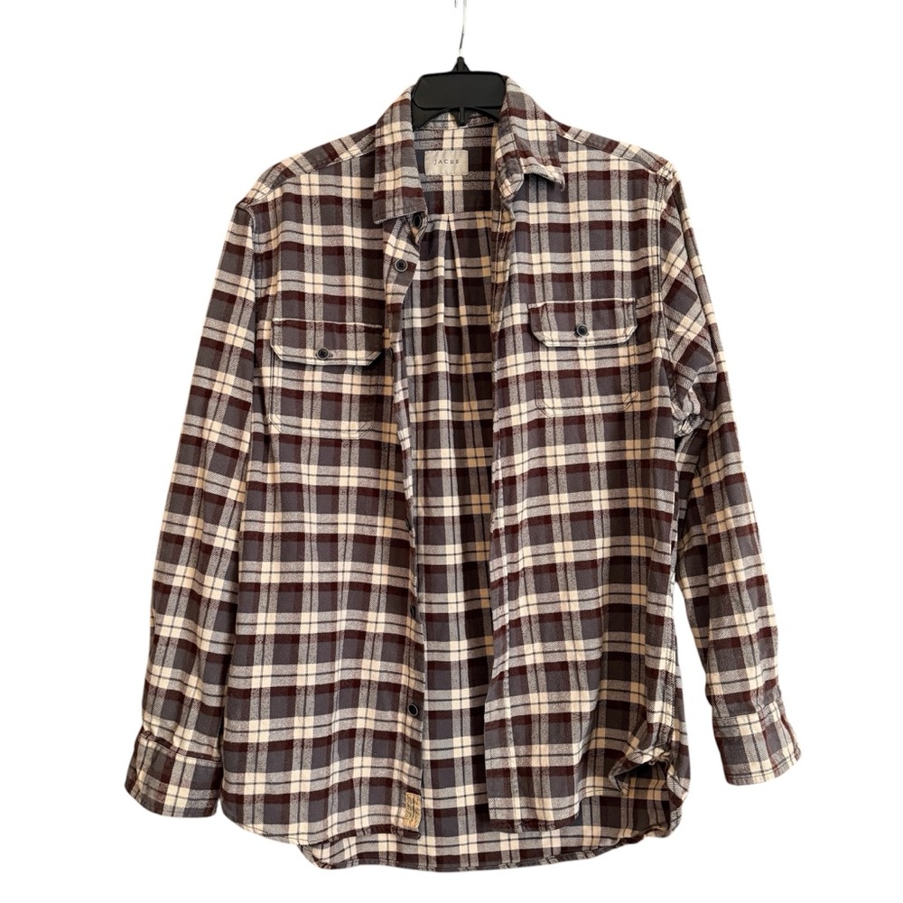 Jachs men’s grey and‎ brown flannel
